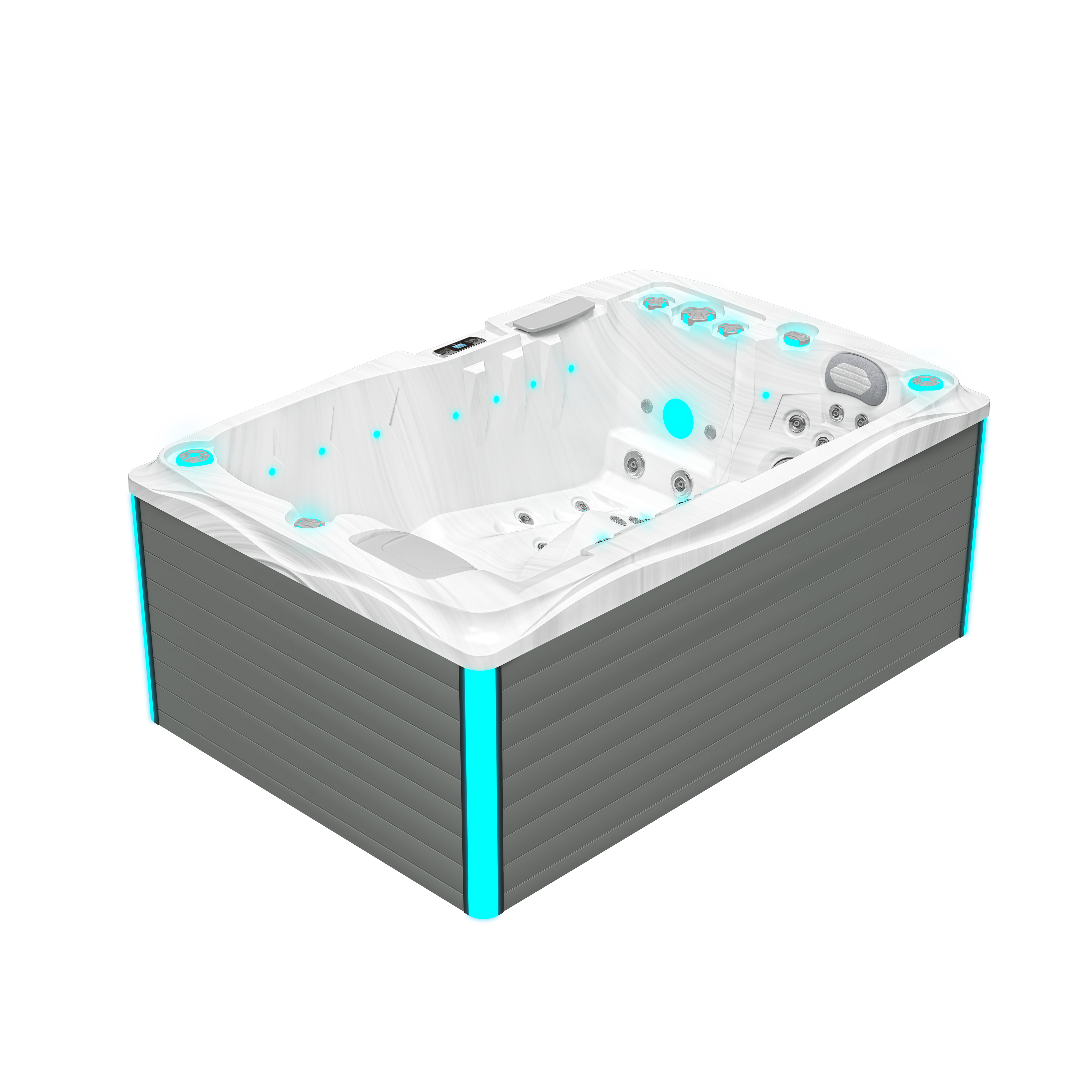 Twin Plug & Play - Spa de 2 places - White Marble