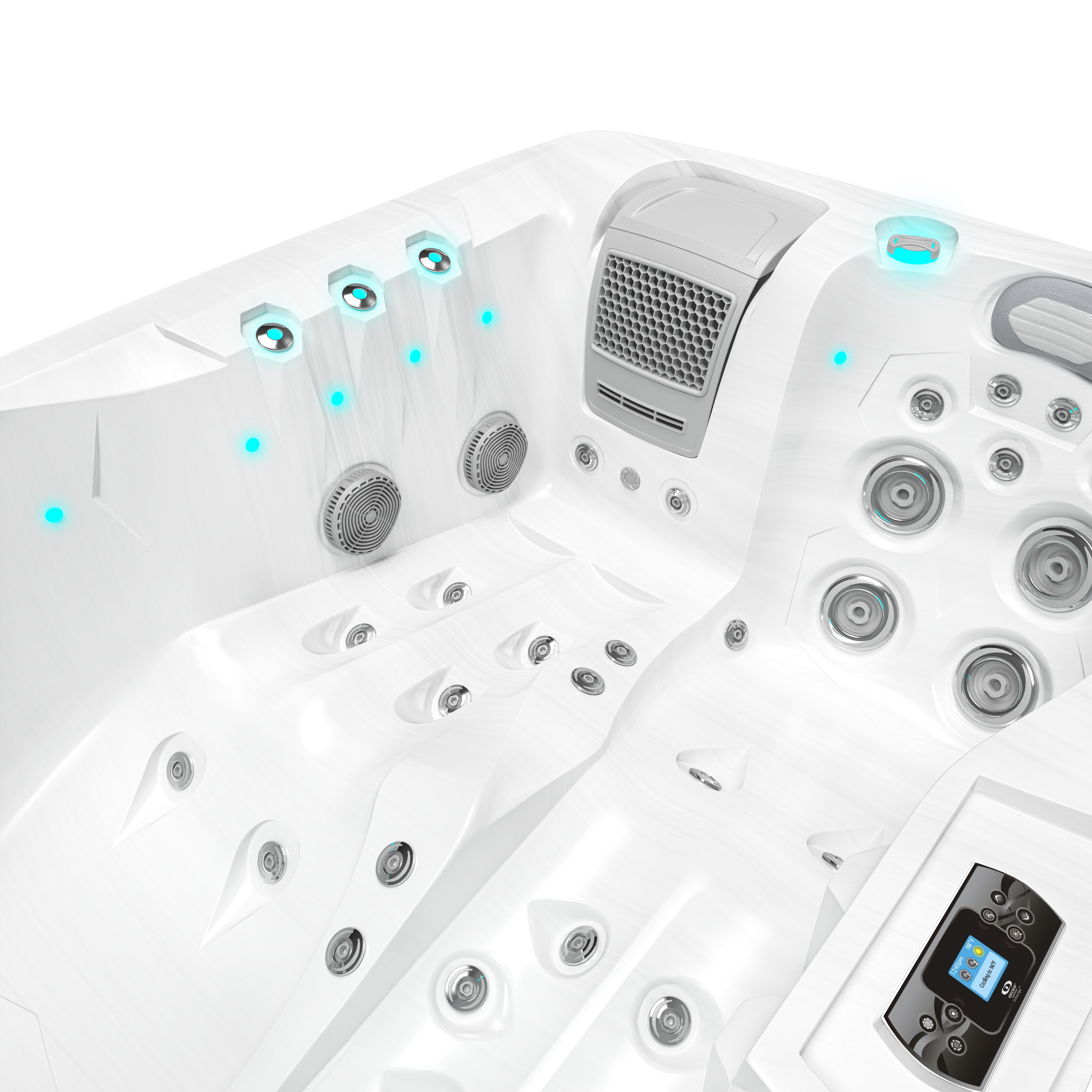 Twin Plug & Play - Spa de 2 places - White Marble