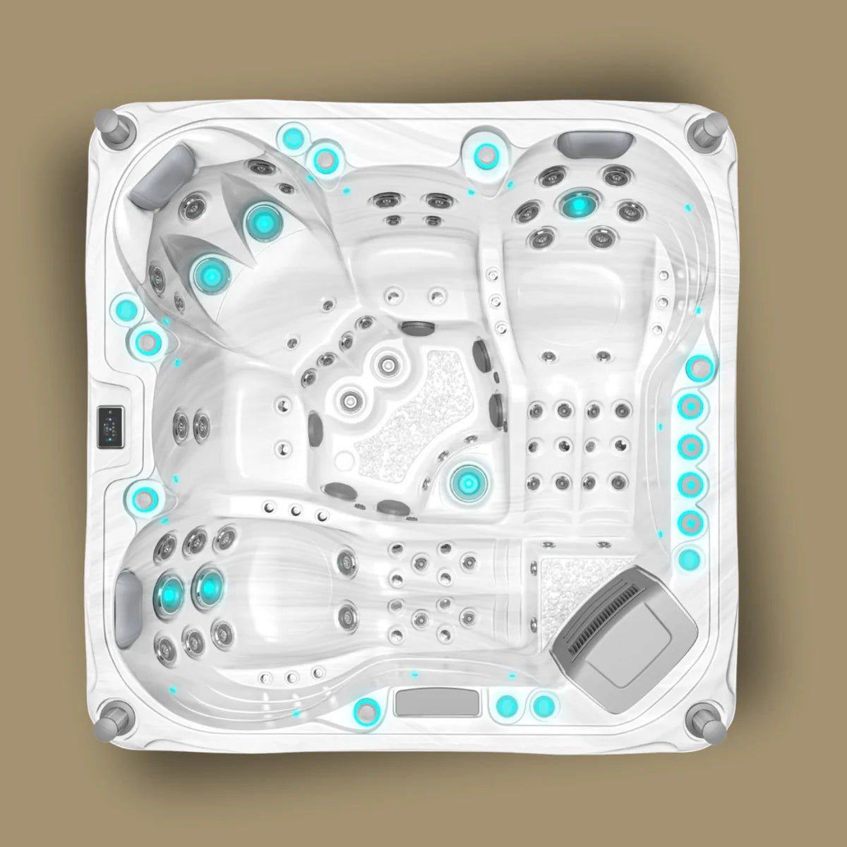Volcano - Spa 5 places - Blanc